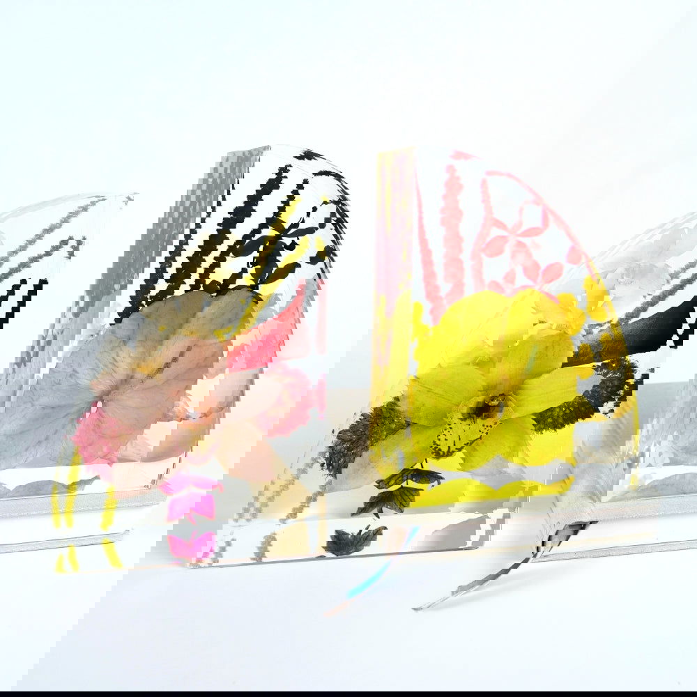 Bookends - Resin Floral Blocks - Endless Florals