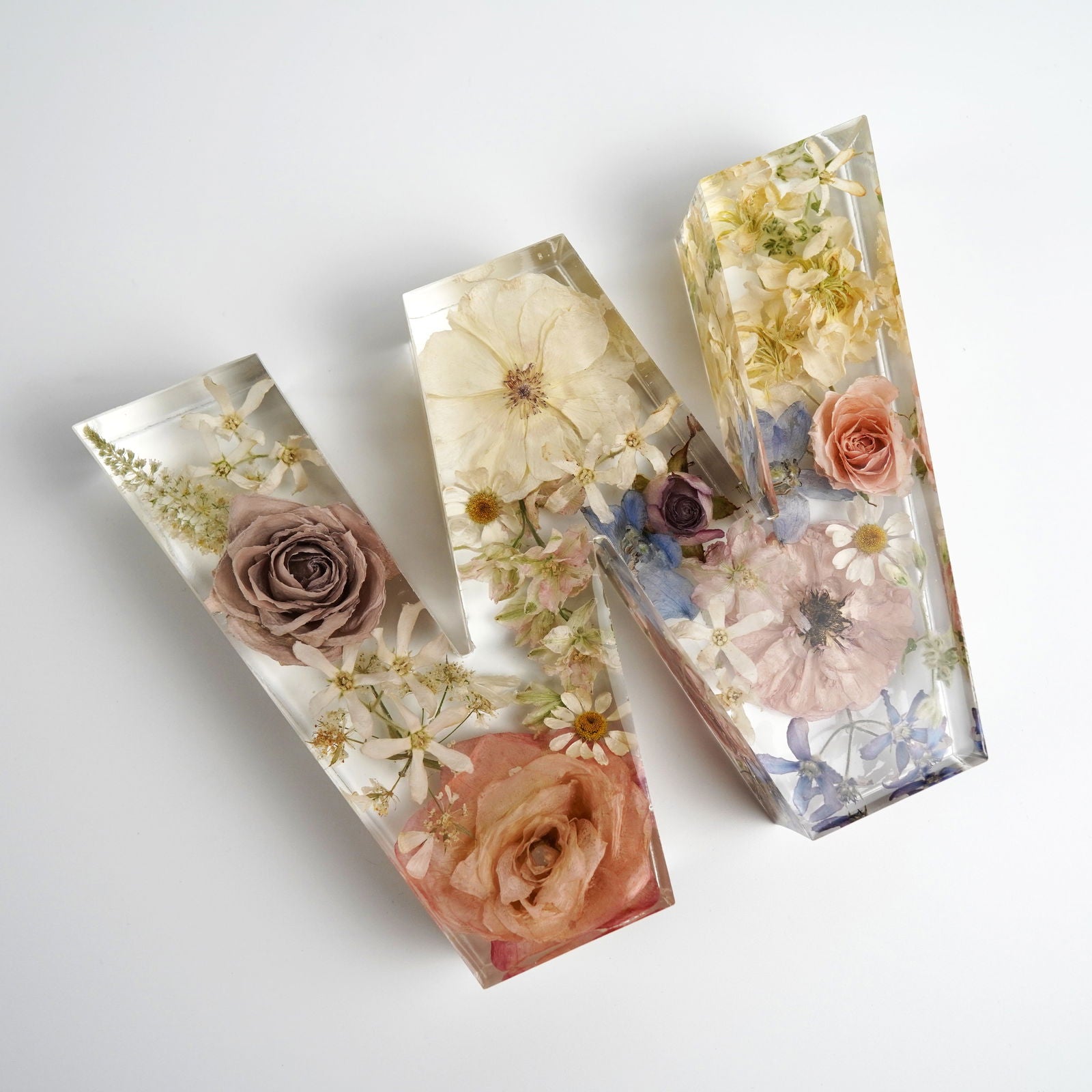 Letter - Resin Floral Block - Endless Florals