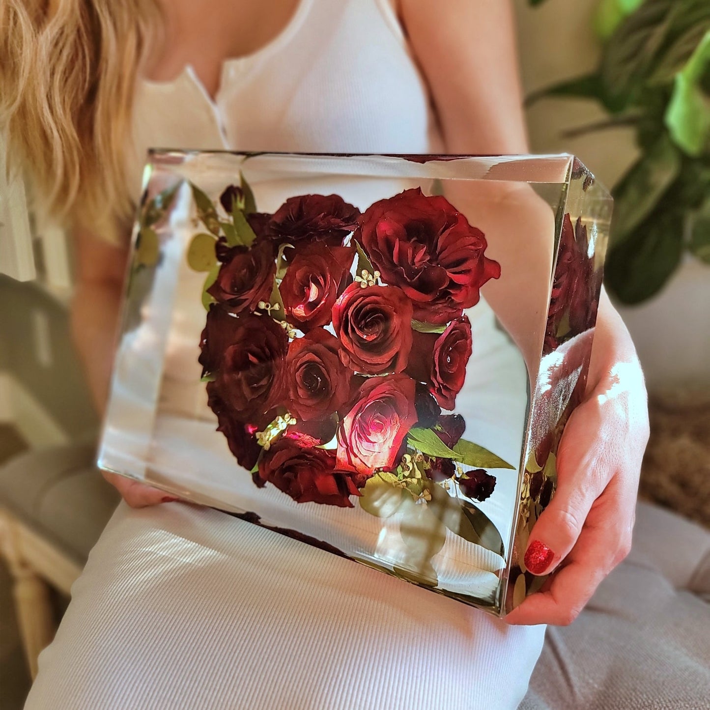 Rectangle - Resin Floral Block - Endless Florals