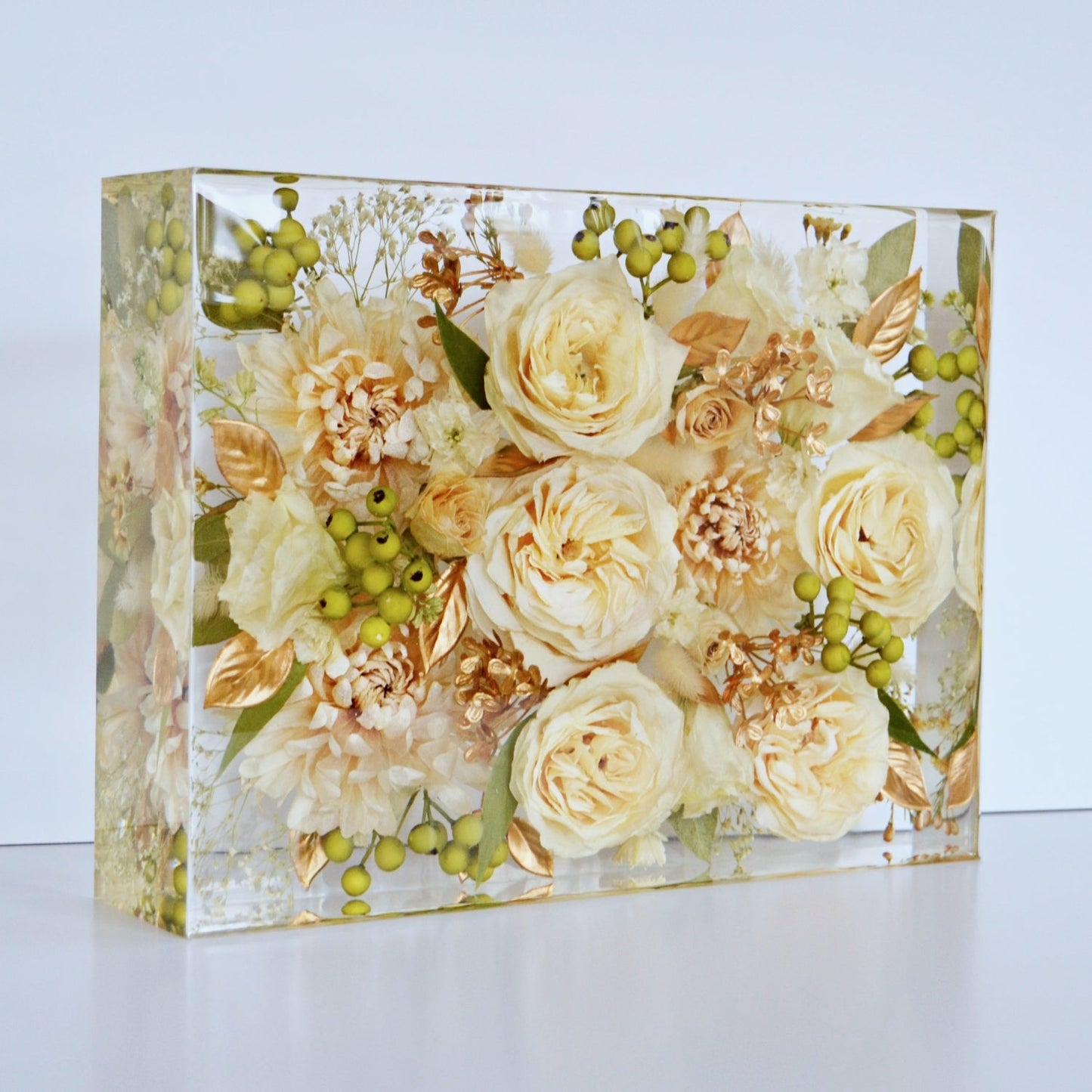 Rectangle - Resin Floral Block - Endless Florals