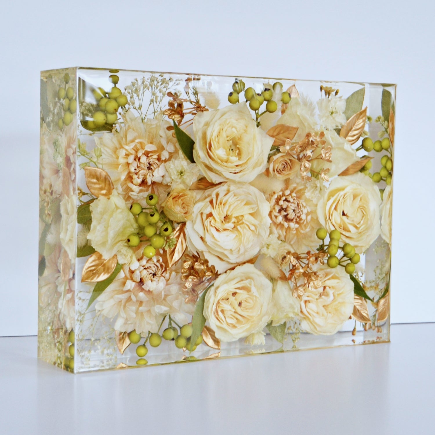 Rectangle - Resin Floral Block - Endless Florals
