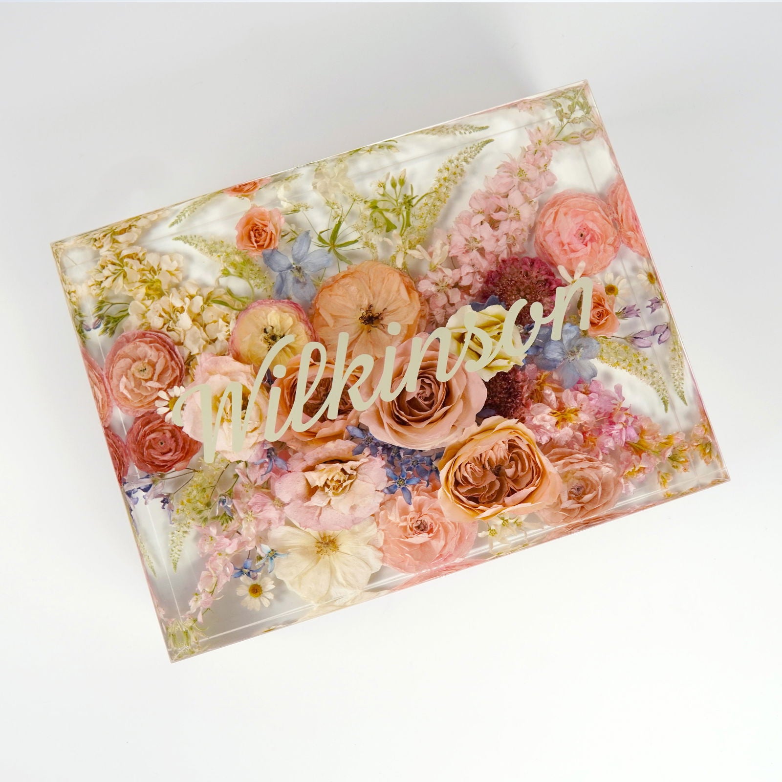 Rectangle - Resin Floral Block - Endless Florals