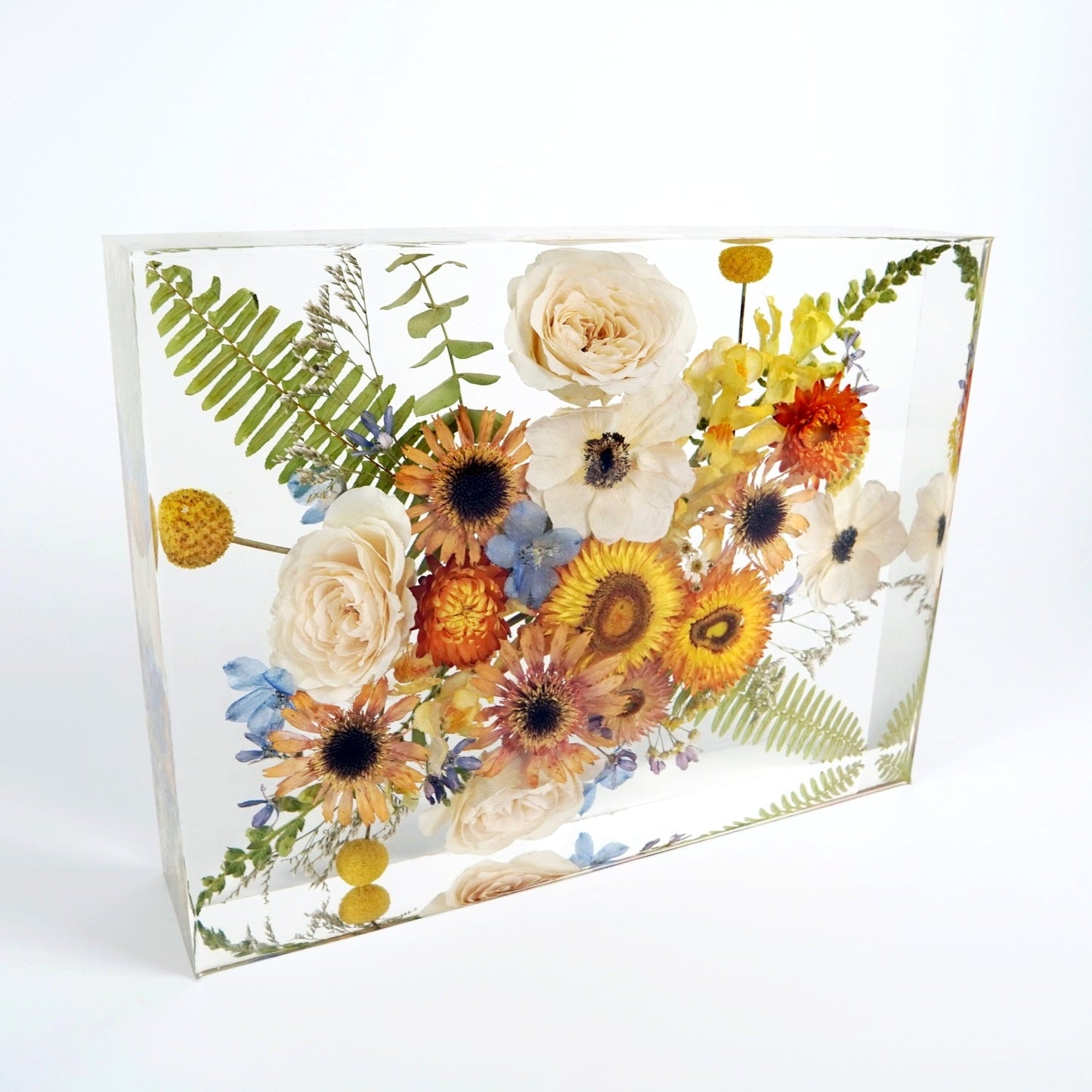 Rectangle - Resin Floral Block - Endless Florals