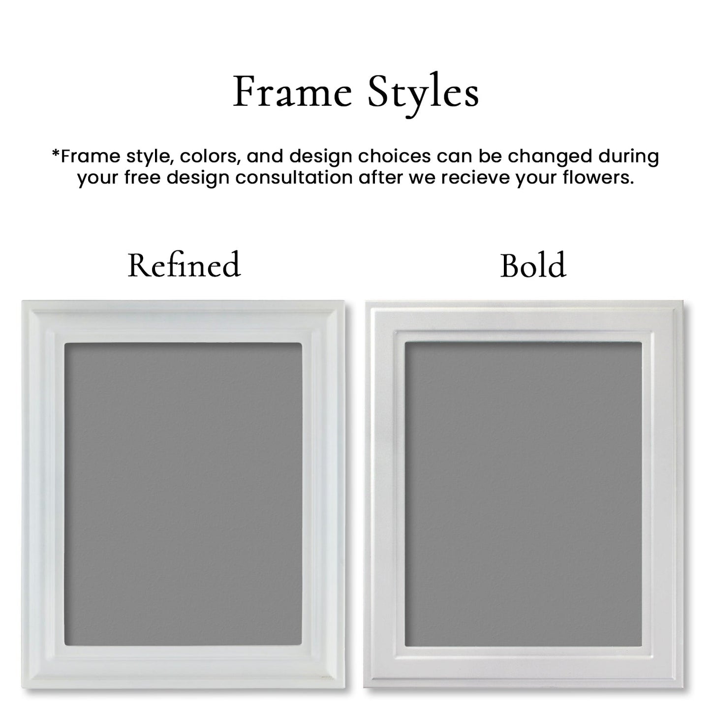 Shadow Box - Floral Display - Endless Florals