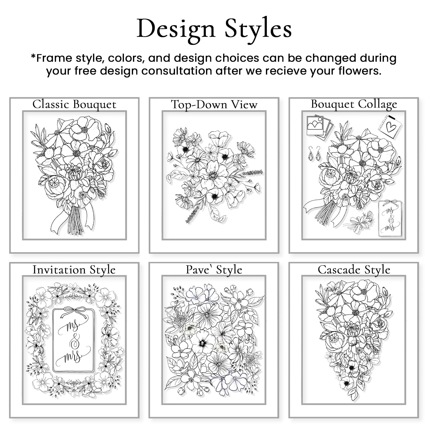 Shadow Box - Floral Display - Endless Florals