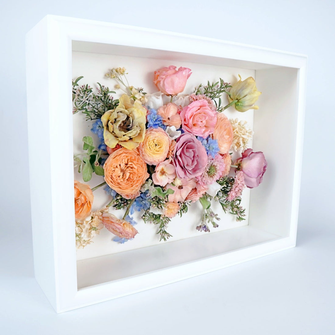 shadow box flower keepsake