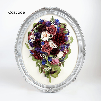 Bubble Glass - Framed Floral Display