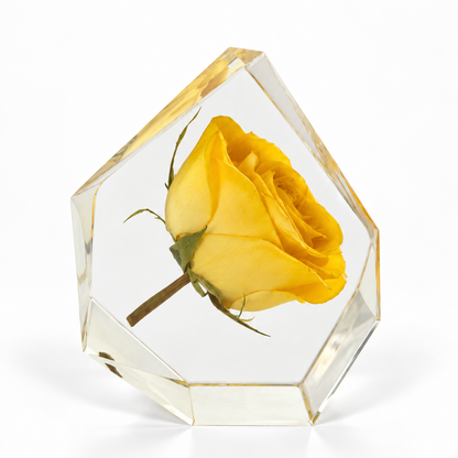 Gem - Resin Floral Block