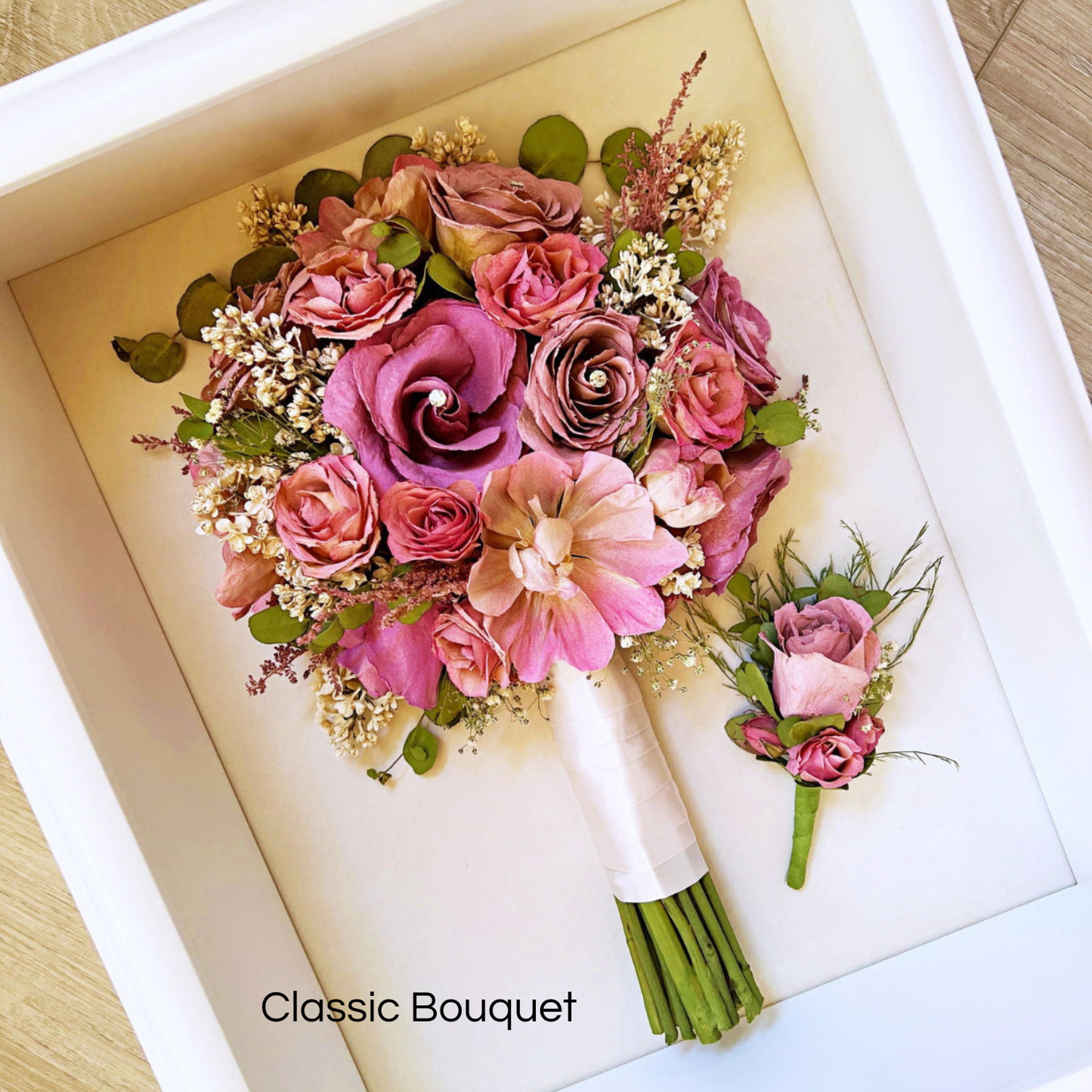 Shadow Box - Framed Floral Display