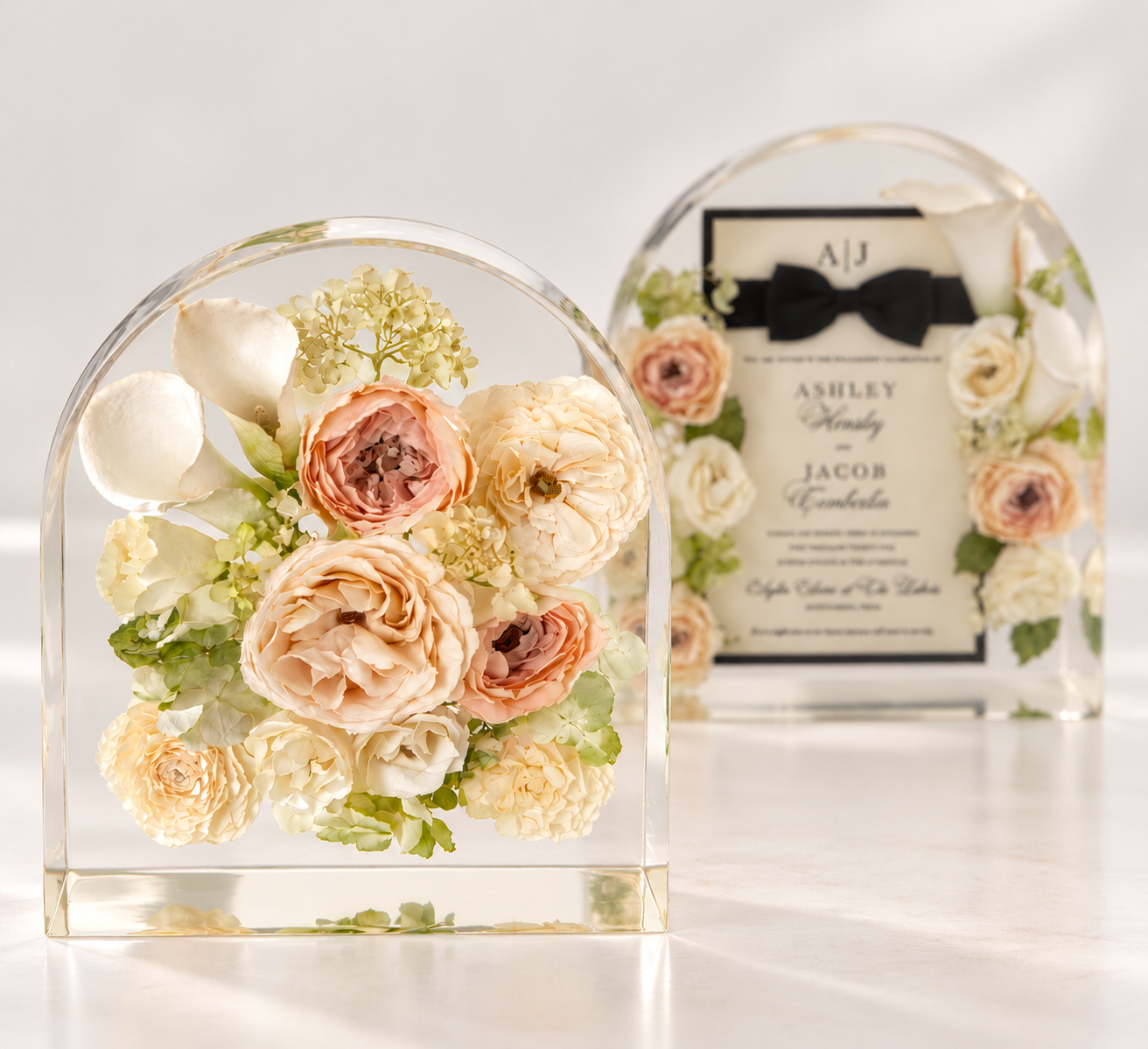 Arch - Resin Floral Block