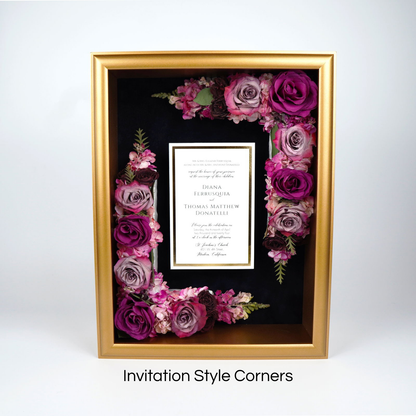 Shadow Box - Framed Floral Display