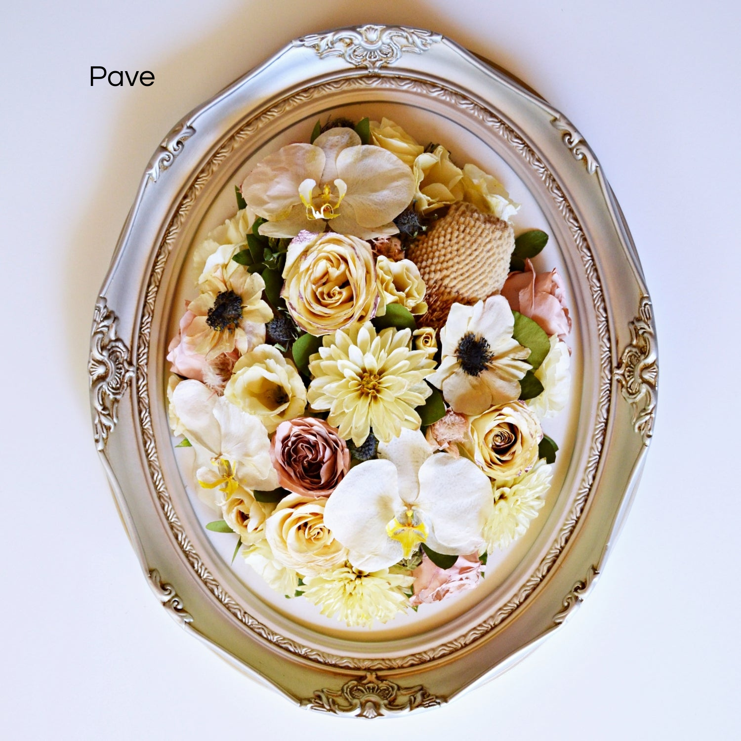 Bubble Glass - Framed Floral Display