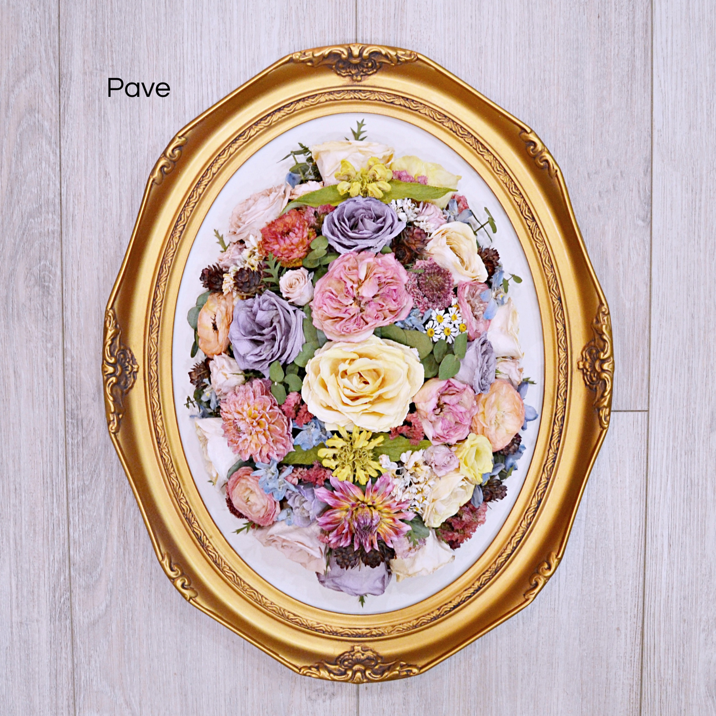 Bubble Glass - Framed Floral Display