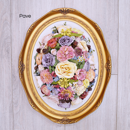 Bubble Glass - Framed Floral Display
