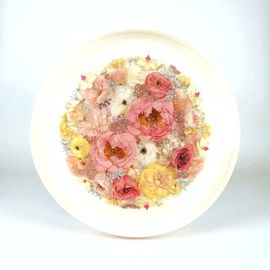 Resin Floral Block Accent Table for your Wedding Bouquet