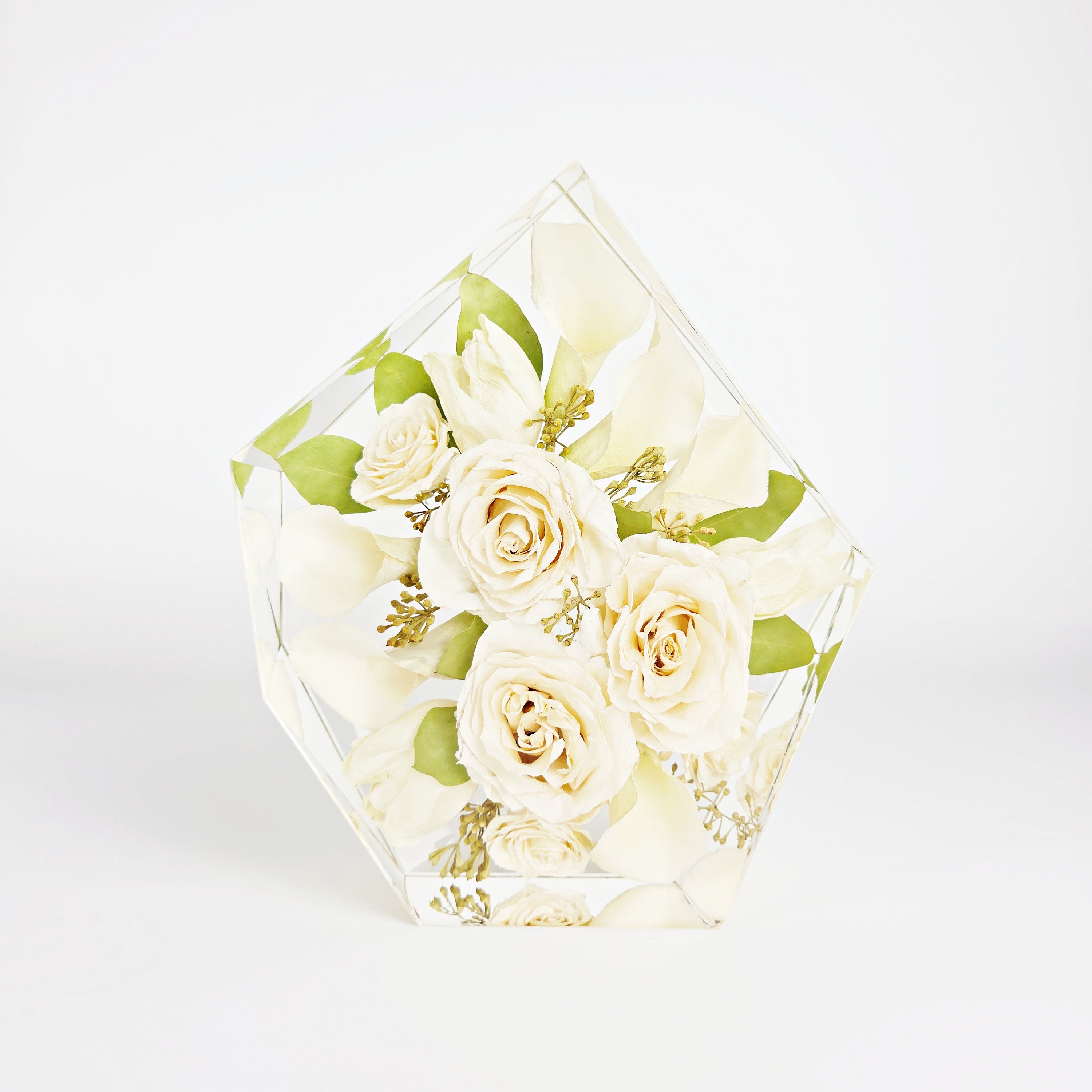 Gem - Resin Floral Block