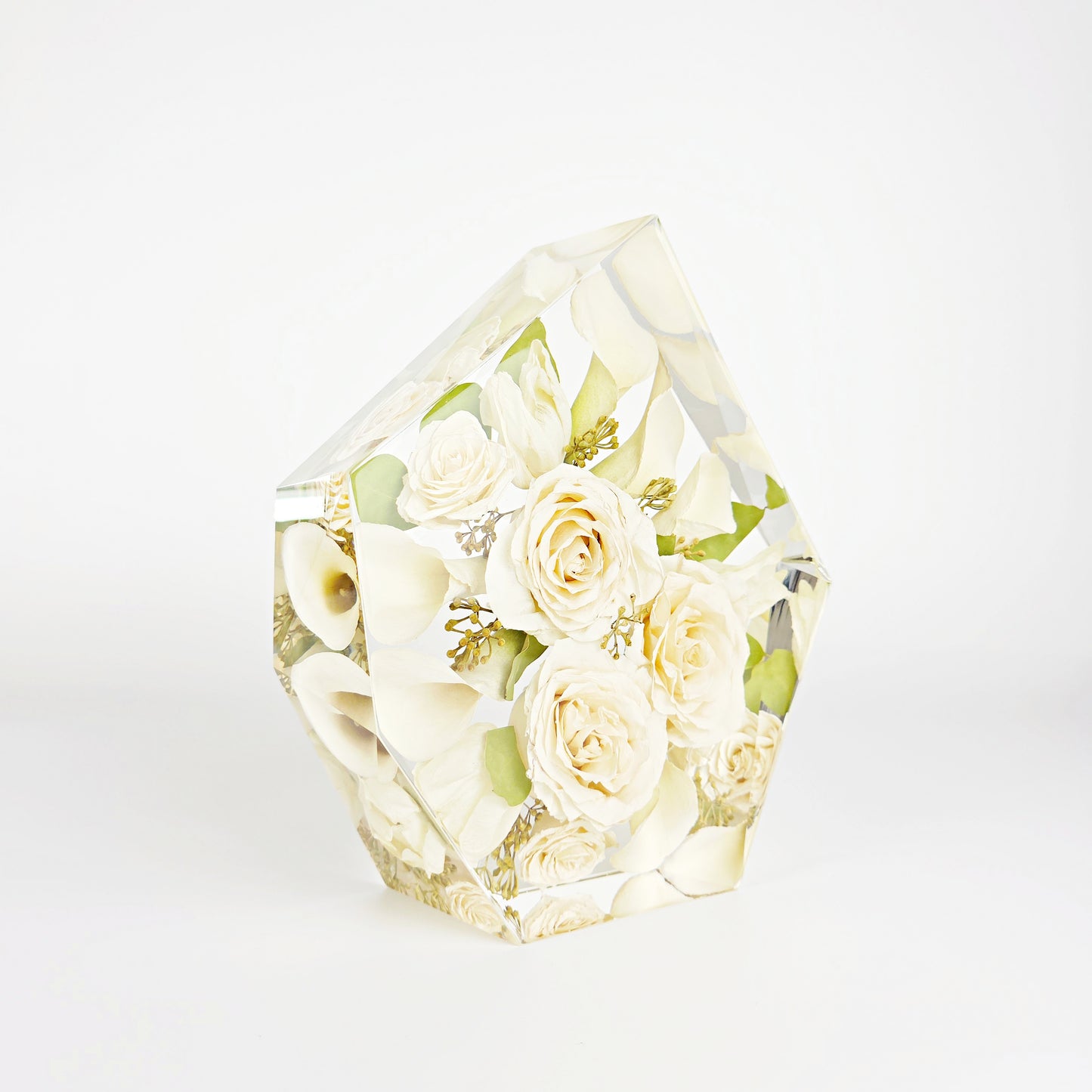 Gem - Resin Floral Block