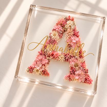 Baby Monogram - Resin Block