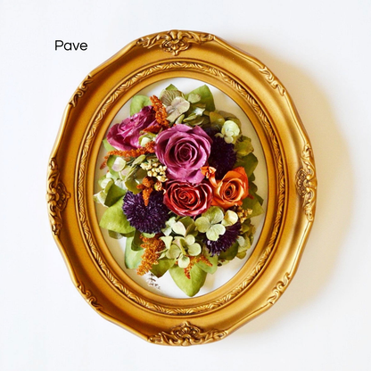 Bubble Glass - Framed Floral Display