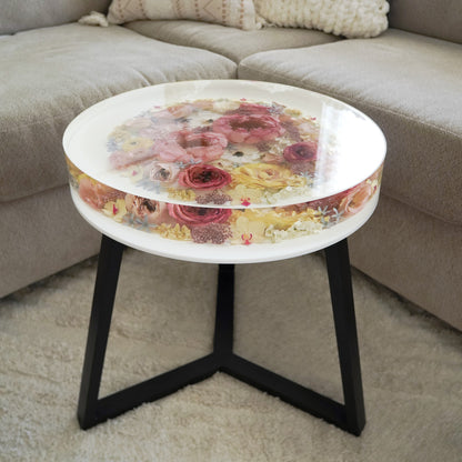 Resin Floral Table
